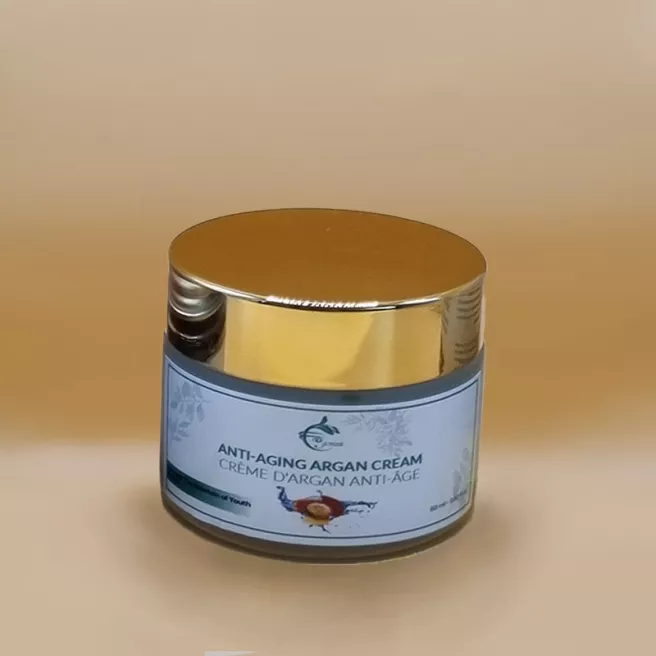 Crème anti âge huile argan